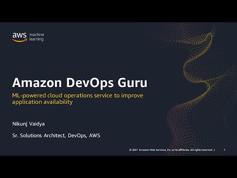Introduction to Amazon DevOps Guru | AWS Online Tech Talks