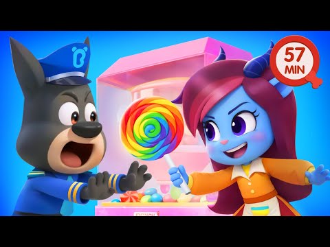 Don't Eat Too Much Candy | Good Eating Habits | Police Cartoon | Sheriff Labrador