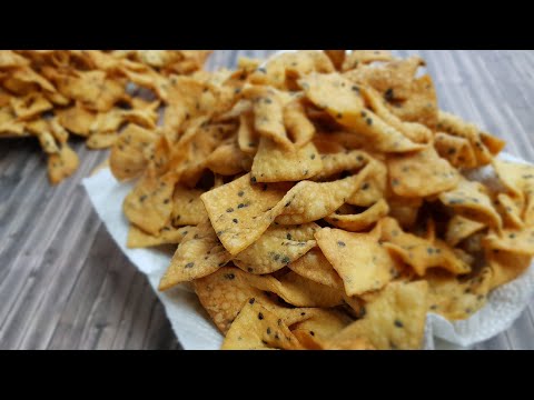 炸麻叶：又香又脆，追剧必备小零食