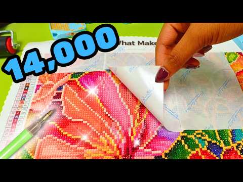 Diamond Art vlog + NEW Diamond Art Room Tour