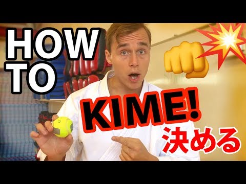 "KIME" (SNAP) EXERCISE FOR KARATE TECHNIQUES — Jesse Enkamp