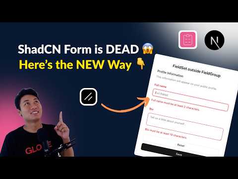 Stop Using Form from ShadCN! The NEW Field Component Explained (React Hook Form + Zod)
