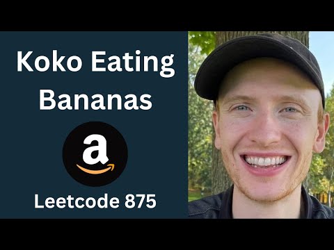 Koko Eating Bananas - Leetcode 875 - Binary Search (Python)
