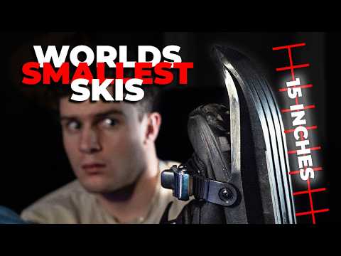 I tried the SMALLEST skis in the world