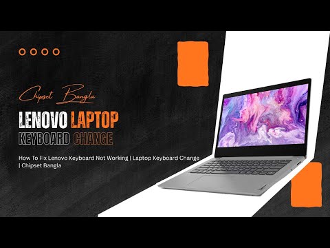 How To Fix Lenovo Keyboard Not Working | Laptop Keyboard Change | Chipset Bangla
