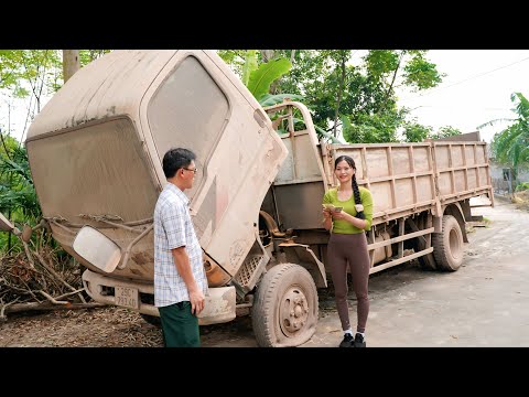 Girl's challenge: To restart a Hyundai HD120L (8000kg) truck after years of abandonment by its owner