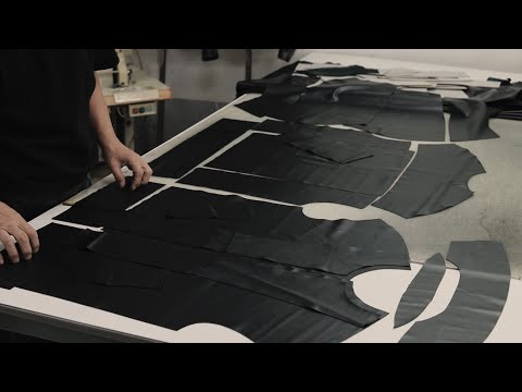 The process of making handmade leather jackets made of 100% natural leather.