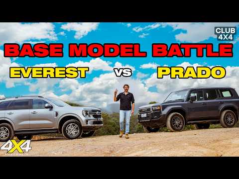 Toyota Prado vs Ford Everest – Base Model Off-Road Comparison