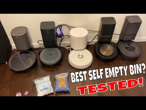 TESTED - BEST Automatic Self Empty Bin Deebot T8+ Roomba i3+ s9+ Neabot NoMo iRobot i7+ Robot Vacuum