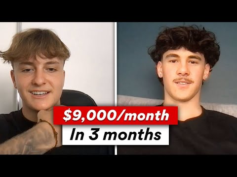 this 18 year old went from $0 to $9,287/mo in 3 Months