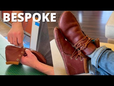 Making Custom (Bespoke) Leather Moccasins