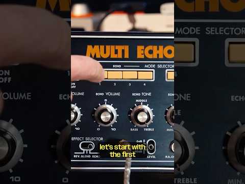 How a Tape Echo Works #tapeecho #guitar #guitareffects