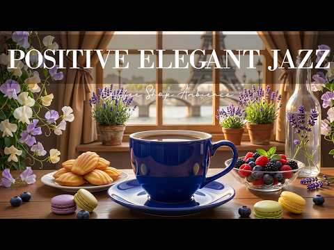 Positive Elegant Jazz☕ Instrumental Jazz Music & Elegant Bossa Nova for work and relaxation