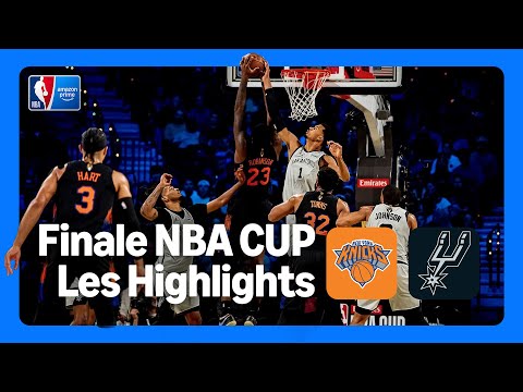 SPURS @ KNICKS | LE RÉSUMÉ COMPLET DE LA FINALE DE LA NBA CUP 🏆 | 17 Décembre 2025