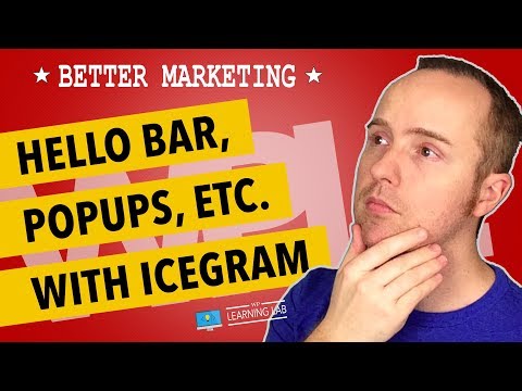 Icegram WordPress Plugin For Free Hello Bars, Notifications and Popup Optins