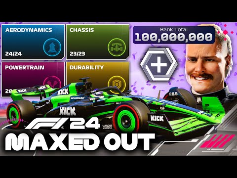 HOW QUICK IS A FULLY-MAXED OUT KICK SAUBER IN F1 24 CAREER MODE?