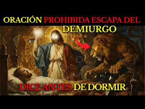 Oración nocturna olvidada de Jesús una protección divina para liberar tu alma del Demiurgo