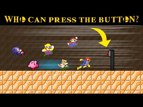 Which Smash Character can press the Button?