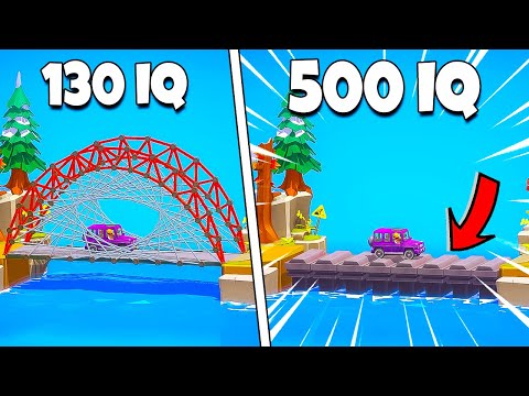 500 IQ bridges in Poly Bridge 3!