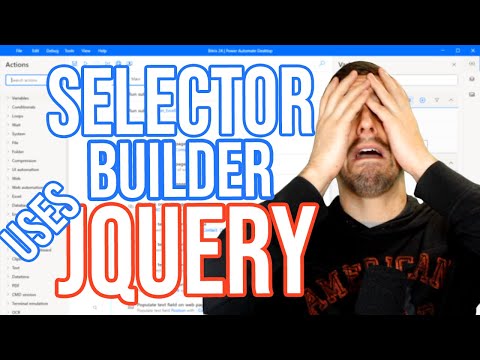 I FINALLY figured out the SELECTOR BUILDER in Power Automate Desktop