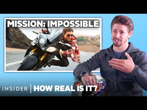 Motorcycle Champion Rates 10 Motorbike Stunts In Movies And TV | How Real Is It? | Insider