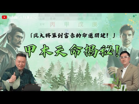 甲木天命揭秘！從大將軍到富豪的命運關鍵！（中文字幕）
