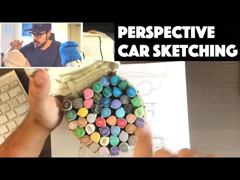 Drawing Cars In Perspective - Beginner Tutorial