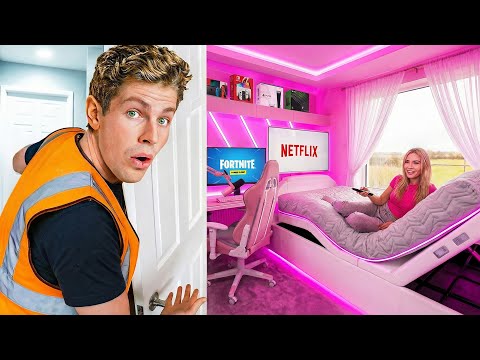 I Built My Girlfriend Her DREAM Room!