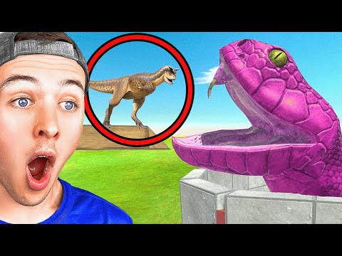 Reacting to Animal Revolt Battle Simulator Obstacle Course! (ARBS)