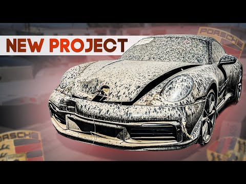 We Bought A Extremely Dirty 2020 Porsche Carrera S, First Wash In Years, Front End Damage Part #1
