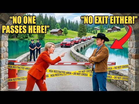 I Caught HOA Karen Seal My Cabin Gate — Didn’t Know Their Only Way Out Was My Land | HOA Unfolded