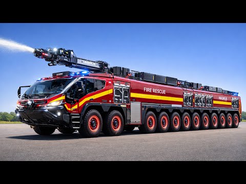 15 FIRE TRUCKS that are very Advanced