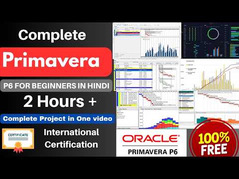 FREE Primavera P6 Training for Road Construction Project in 2+ Hours | #primavera #engineers