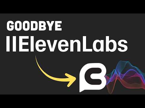 An Open-Source Alternative to ElevenLabs