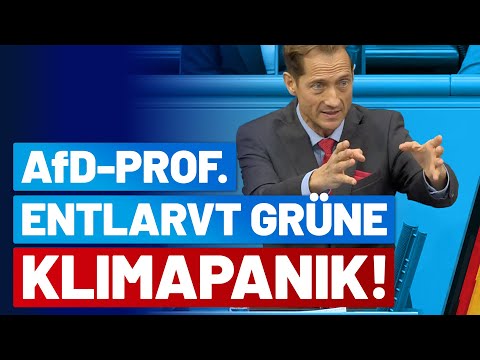 Angst und Schrecken wollen die Grünen verbreiten! - Dr. Ingo Hahn - AfD-Fraktion im Bundestag