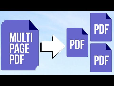 How to save individual pages from a multi page PDF | 2019 | Mac & Pc
