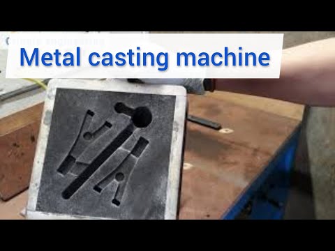 metal casting machine, perfect molds every time.