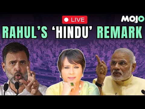 High Voltage Rahul Gandhi Lok Sabha Speech on Modi, BJP, RSS I "Aap Hindu Nahin Ho" I Barkha Dutt