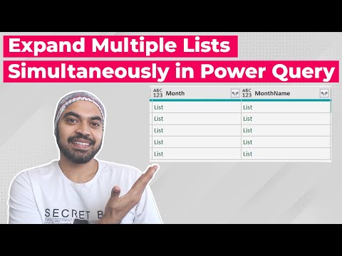 Expand Multiple Lists Simultaneously in Power Query