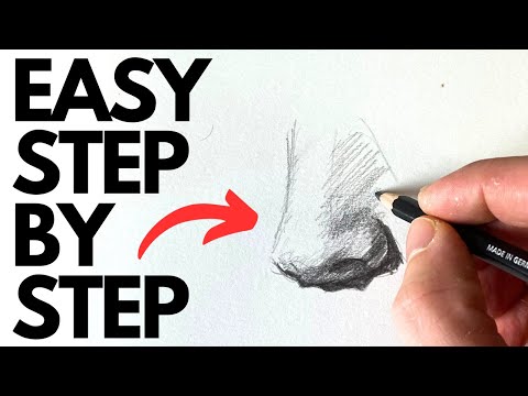 How to Draw NOSES For Beginners