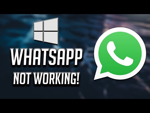 Windows 10 WhatsApp Desktop App Not Opening Fix - [2025]