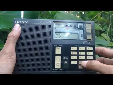 Radio SONY ICF 7600D Vintage #radio #sony