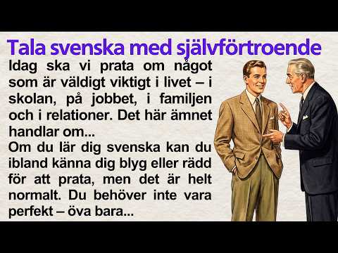 Speak Swedish with Confidence | Learn Swedish with Simple Stories (A1βA2 Beginners)