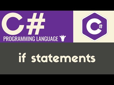 If Statements | C# | Tutorial 14
