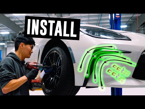 How To Install 2022+ GR86 Teqsport Stainless Steel Brake Lines