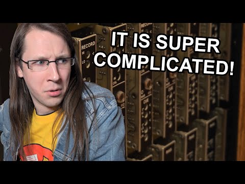 THIS IS HOW A 24 TRACK TAPE MACHINE WORKS!