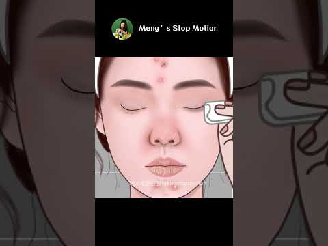 ASMR Animation | Makeup Removing! Skin Care Treatment! | Meng's Stop Motion