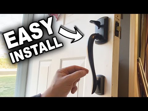 How to Install Entry Door Handle Pull