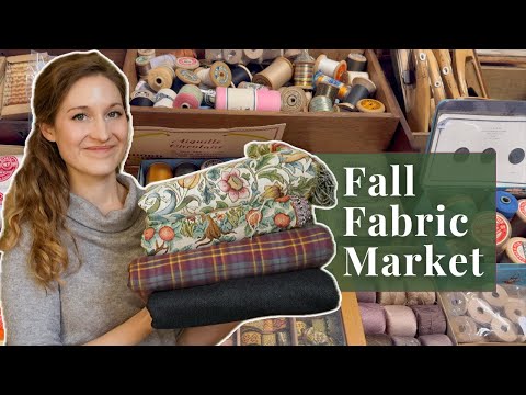 Exploring a Northern French Fabric Market 🪡 |  Autumn Weekend in Lille 🍂
