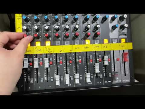 야마하 MG12X 사용 방법 설명 - 만선교회